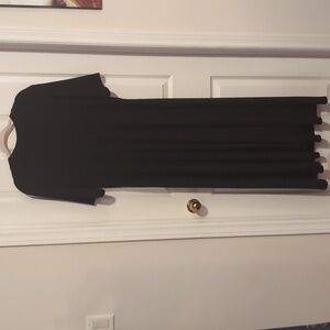 Addition Elle Black Maxi Dress Size 1X